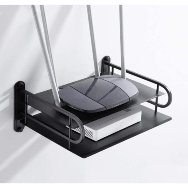 Wall Mounted WiFi Router and Onu Stand Metal Router Stand
